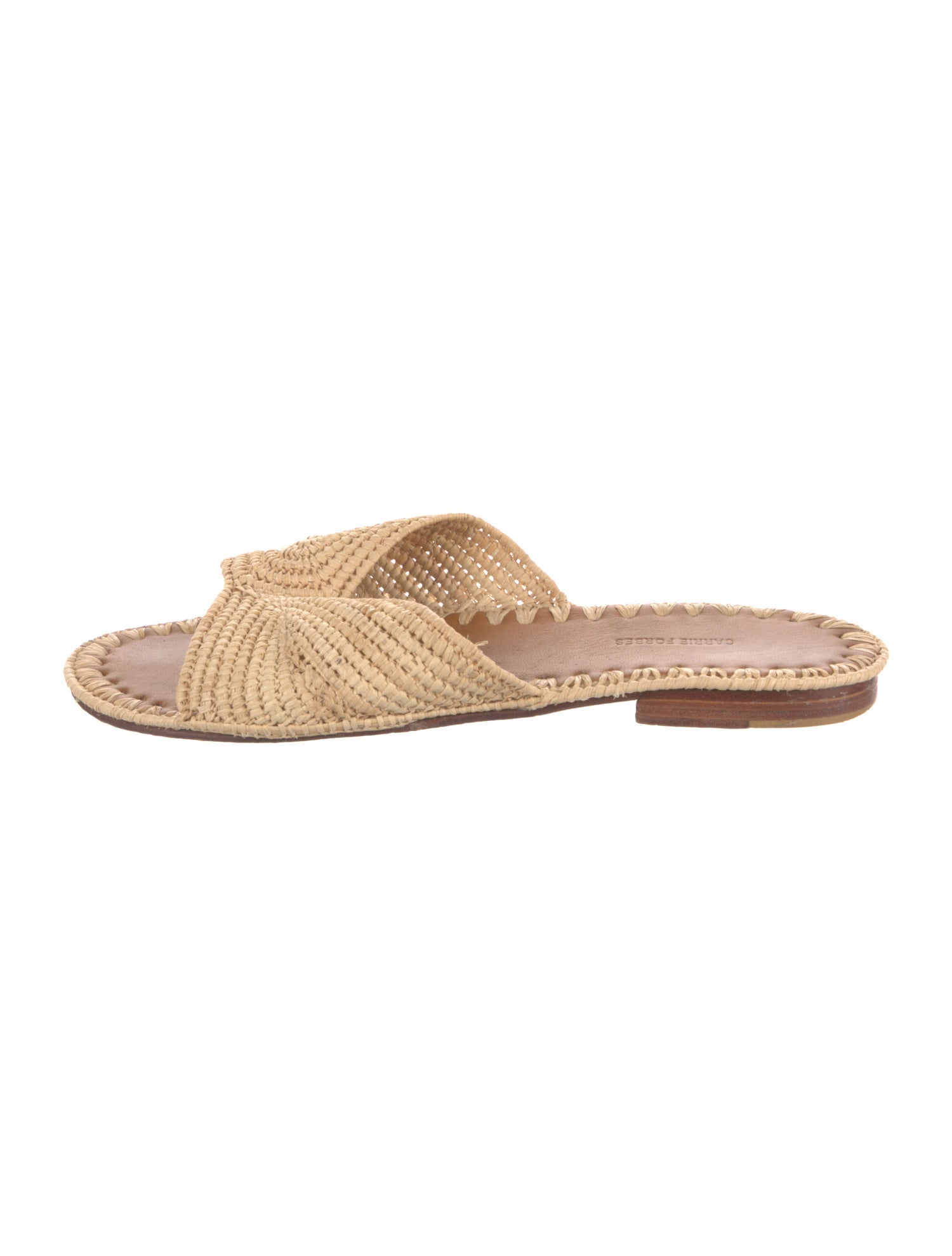 Carrie Forbes Raffia Printed Slides