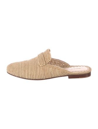Carrie Forbes Raffia Mules