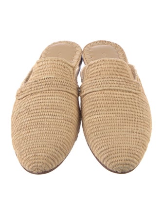 Carrie Forbes Raffia Mules