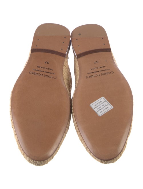 Carrie Forbes Raffia Mules