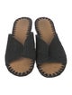 Carrie Forbes Raffia Mesh Accents Slides