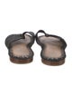 Carrie Forbes Raffia Mesh Accents Slides