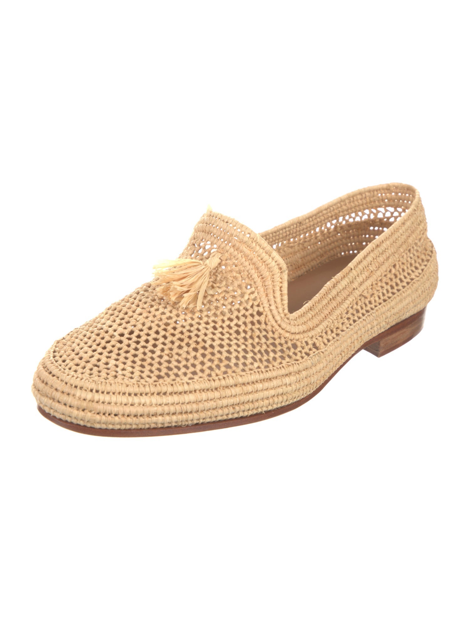 Carrie Forbes Raffia Loafers