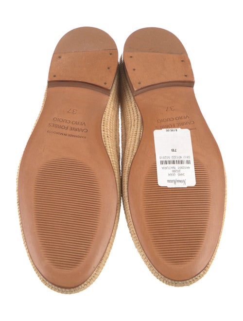 Carrie Forbes Raffia Loafers