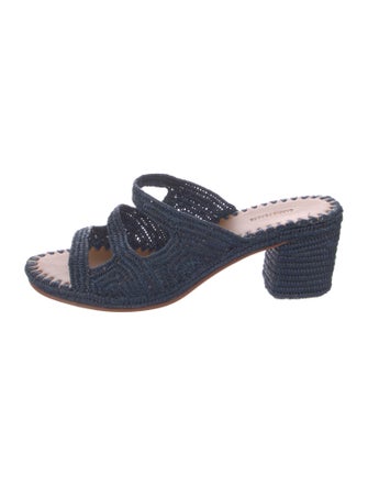 Carrie Forbes Raffia Slides