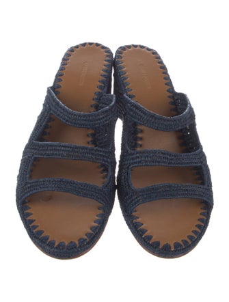 Carrie Forbes Raffia Slides