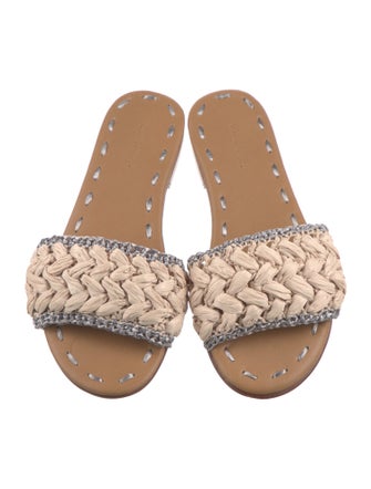 Carrie Forbes Raffia Slides
