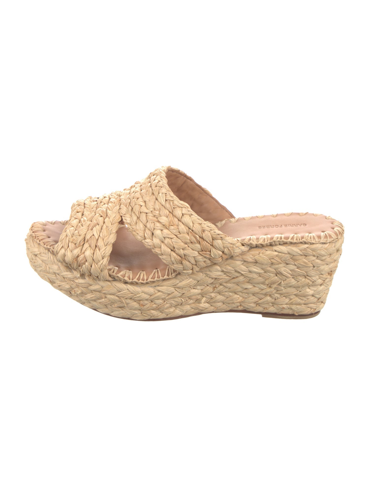 Carrie Forbes Raffia Braided Accents Espadrilles
