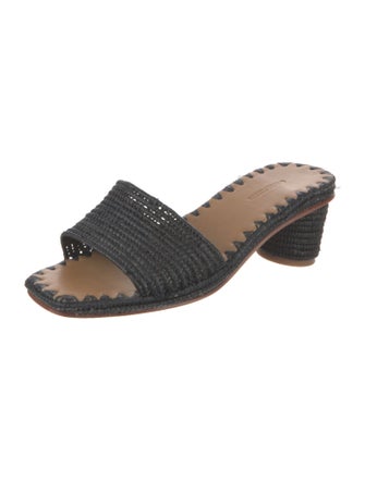 Carrie Forbes Raffia Slides