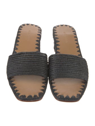 Carrie Forbes Raffia Slides