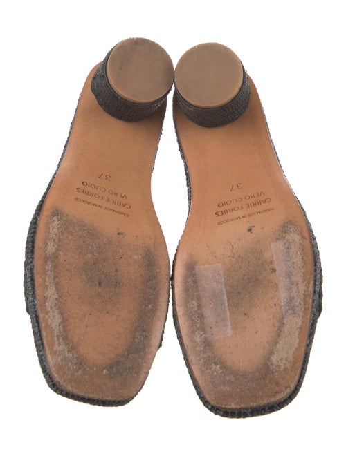 Carrie Forbes Raffia Slides