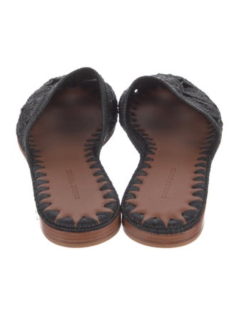 Carrie Forbes Raffia Mules