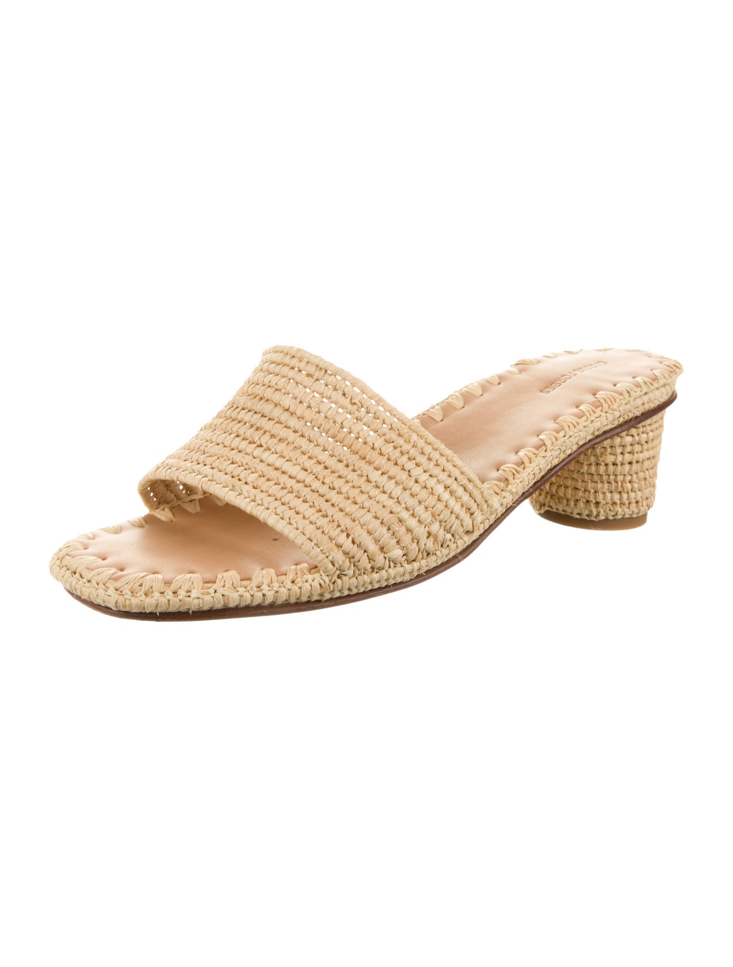 Carrie Forbes Raffia Slides