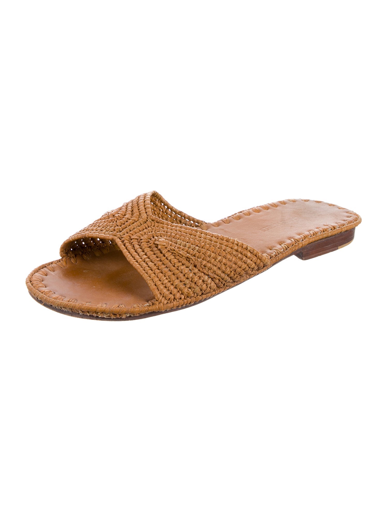 Carrie Forbes Raffia Slides