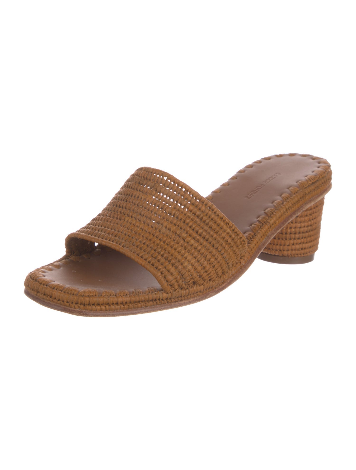 Carrie Forbes Rattan Slides