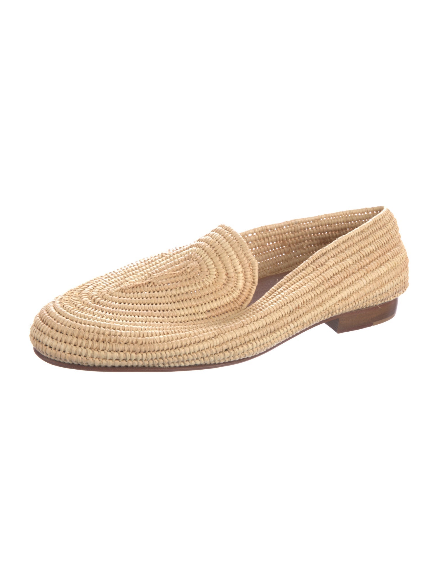 Carrie Forbes Raffia Loafers