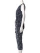 Carolina K Floral Print Crew Neck Jumpsuit