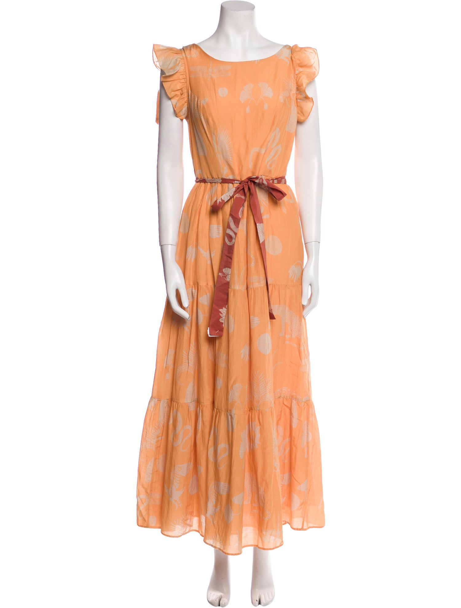 Carolina K Printed Long Dress