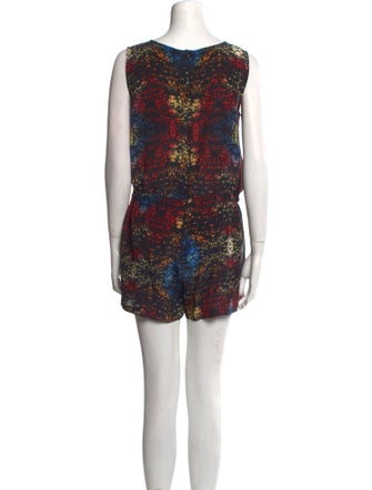 Carolina K Silk Printed Romper