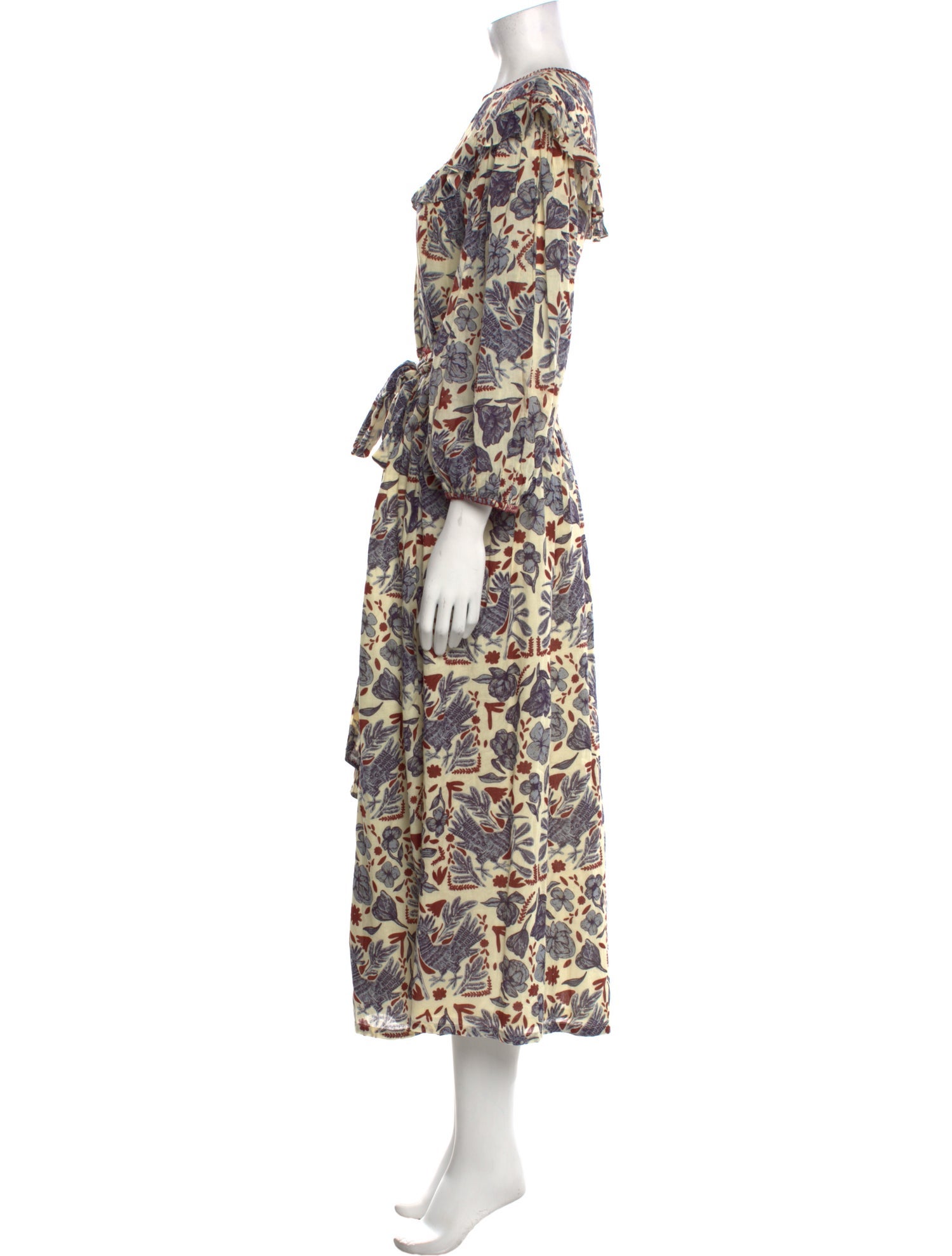 Carolina K Floral Print Long Dress