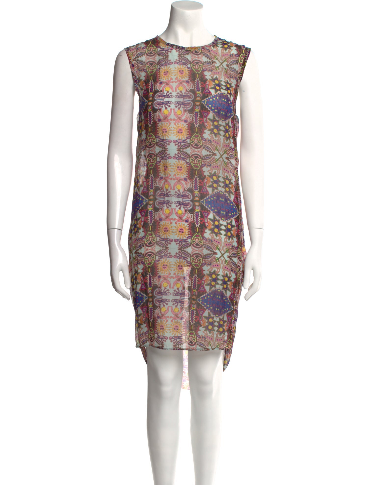 Carolina K Printed Midi Length Dress