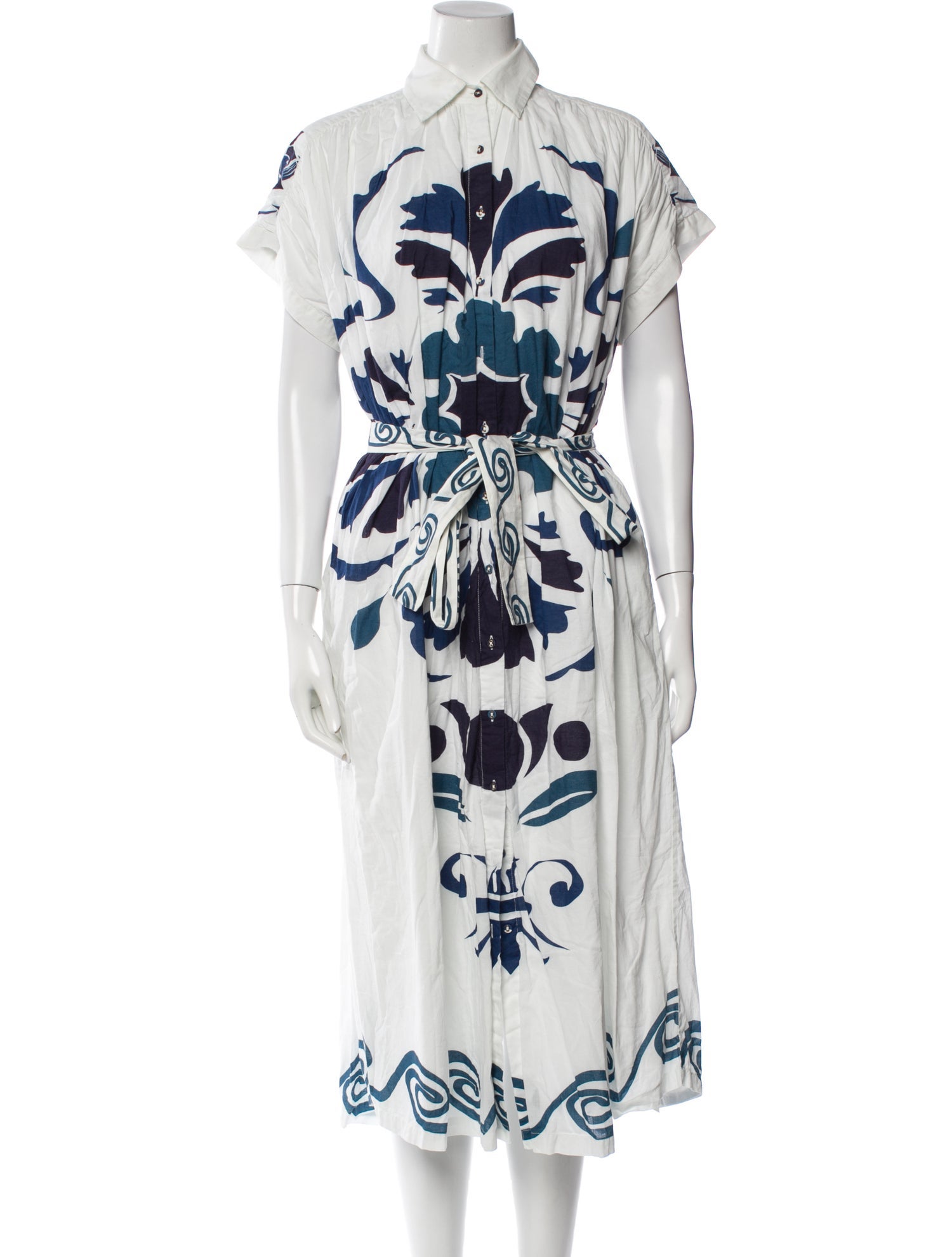 Carolina K Printed Long Dress