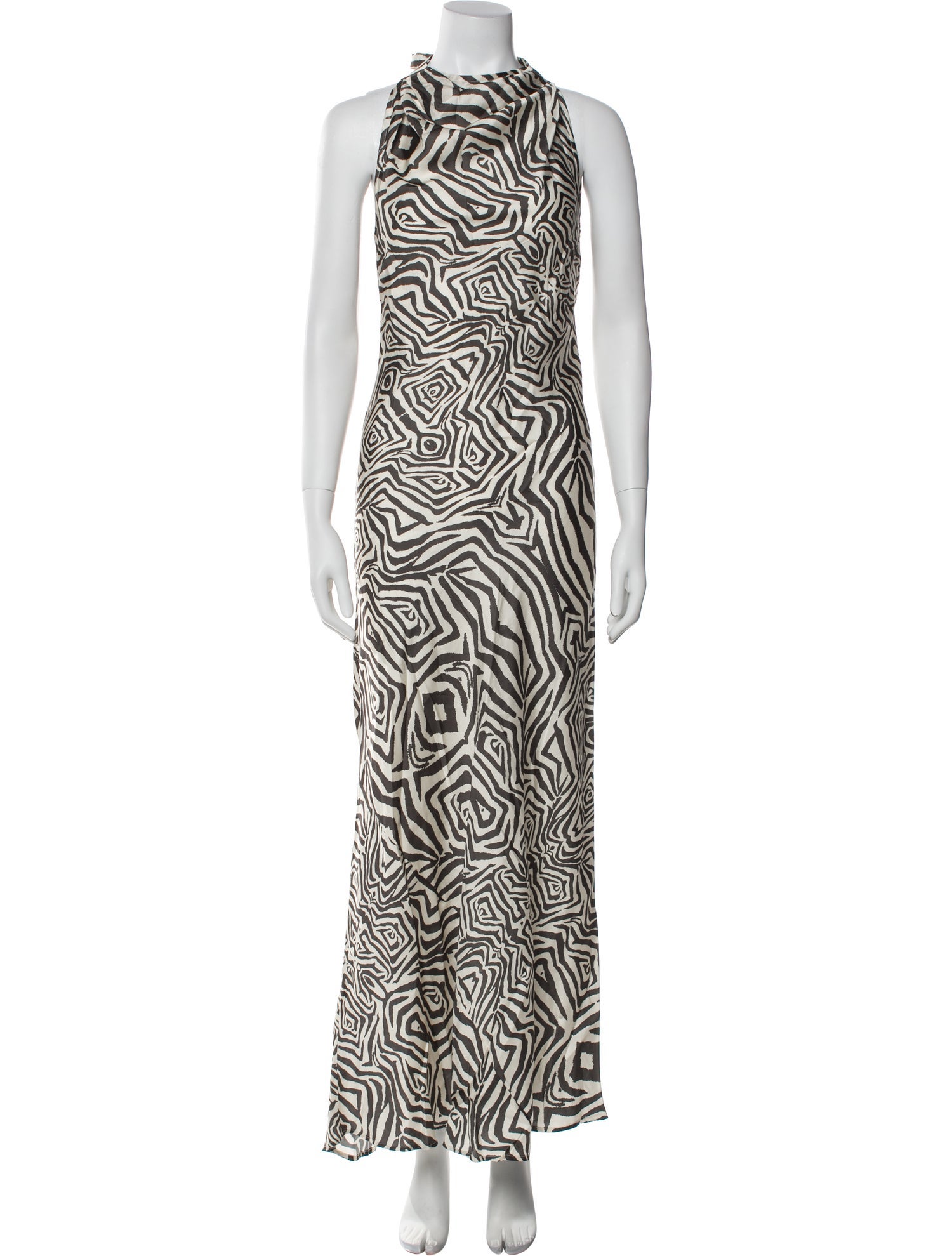 Carolina K Printed Long Dress w/ Tags