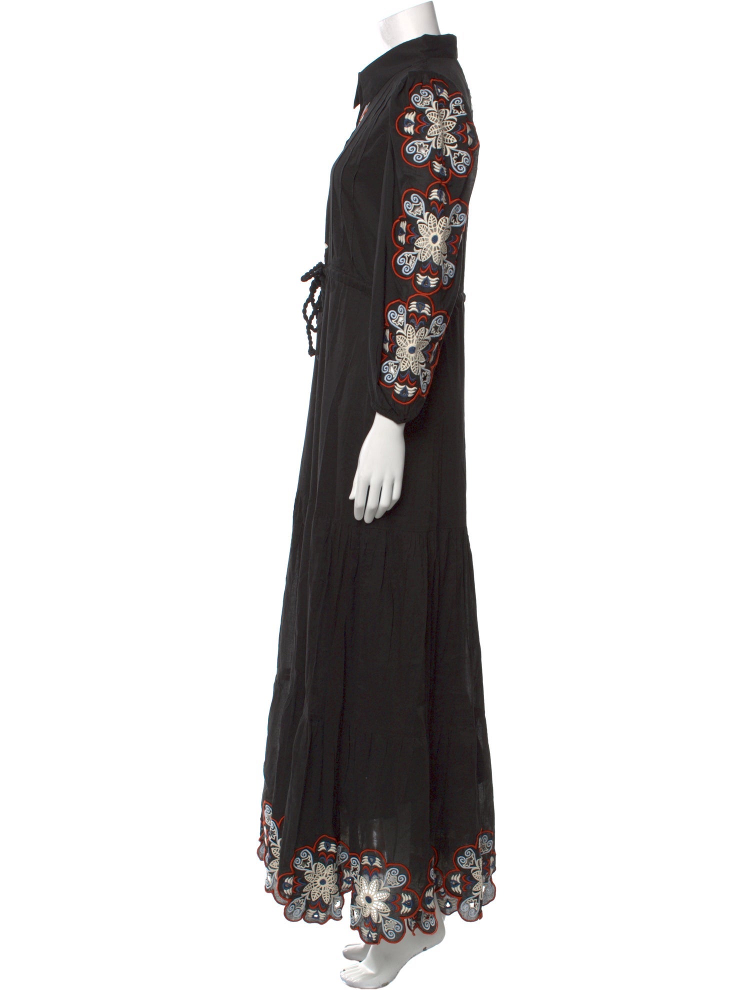 Carolina K Printed Long Dress w/ Tags