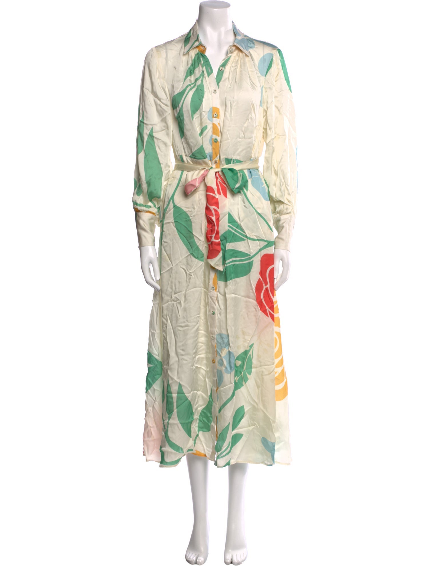 Carolina K Printed Long Dress