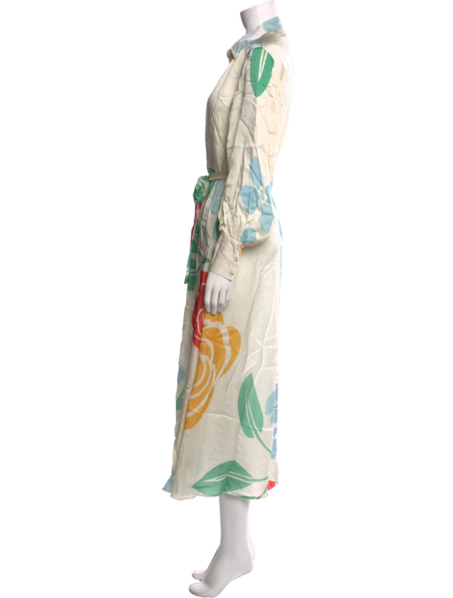 Carolina K Printed Long Dress