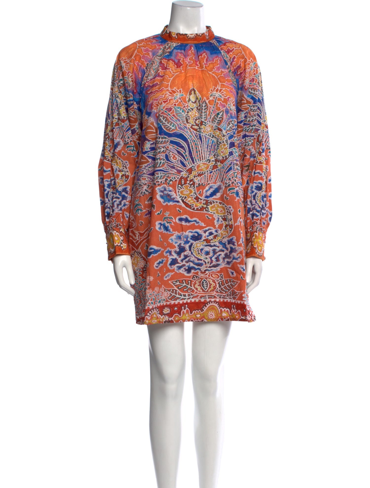 Carolina K Printed Mini Dress