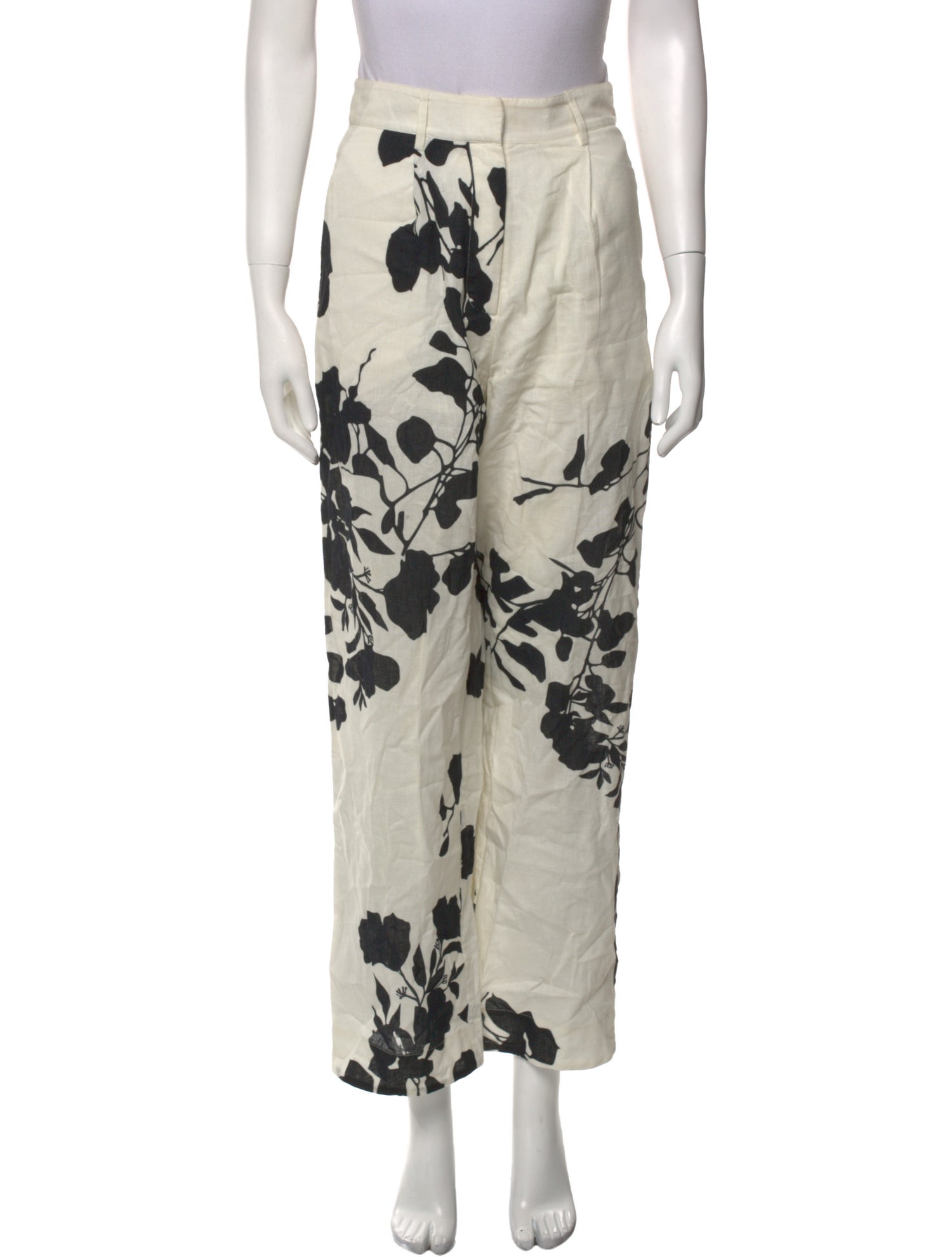 Carolina K Printed Wide Leg Pants