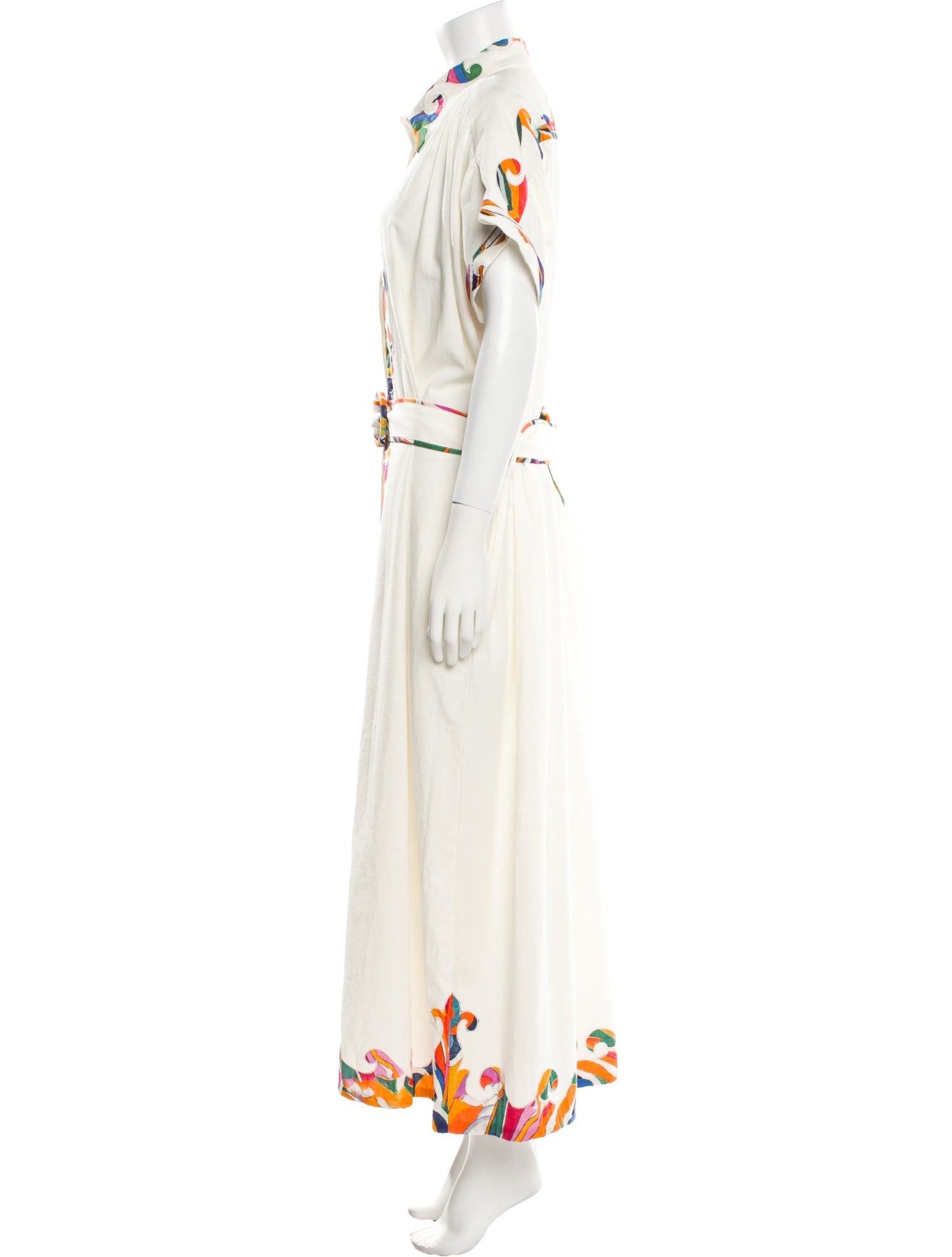 Carolina K Printed Long Dress w/ Tags