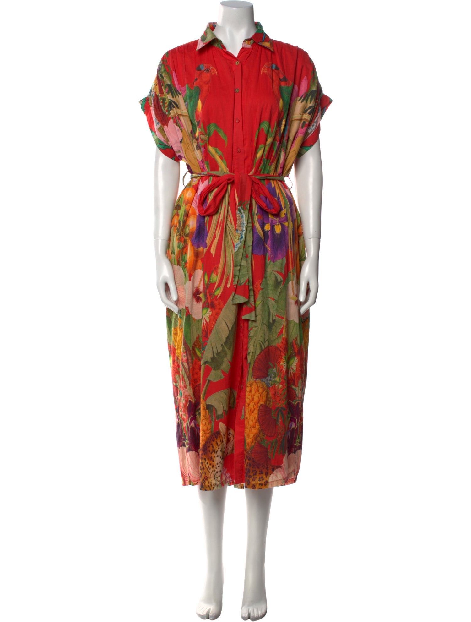 Carolina K Printed Long Dress