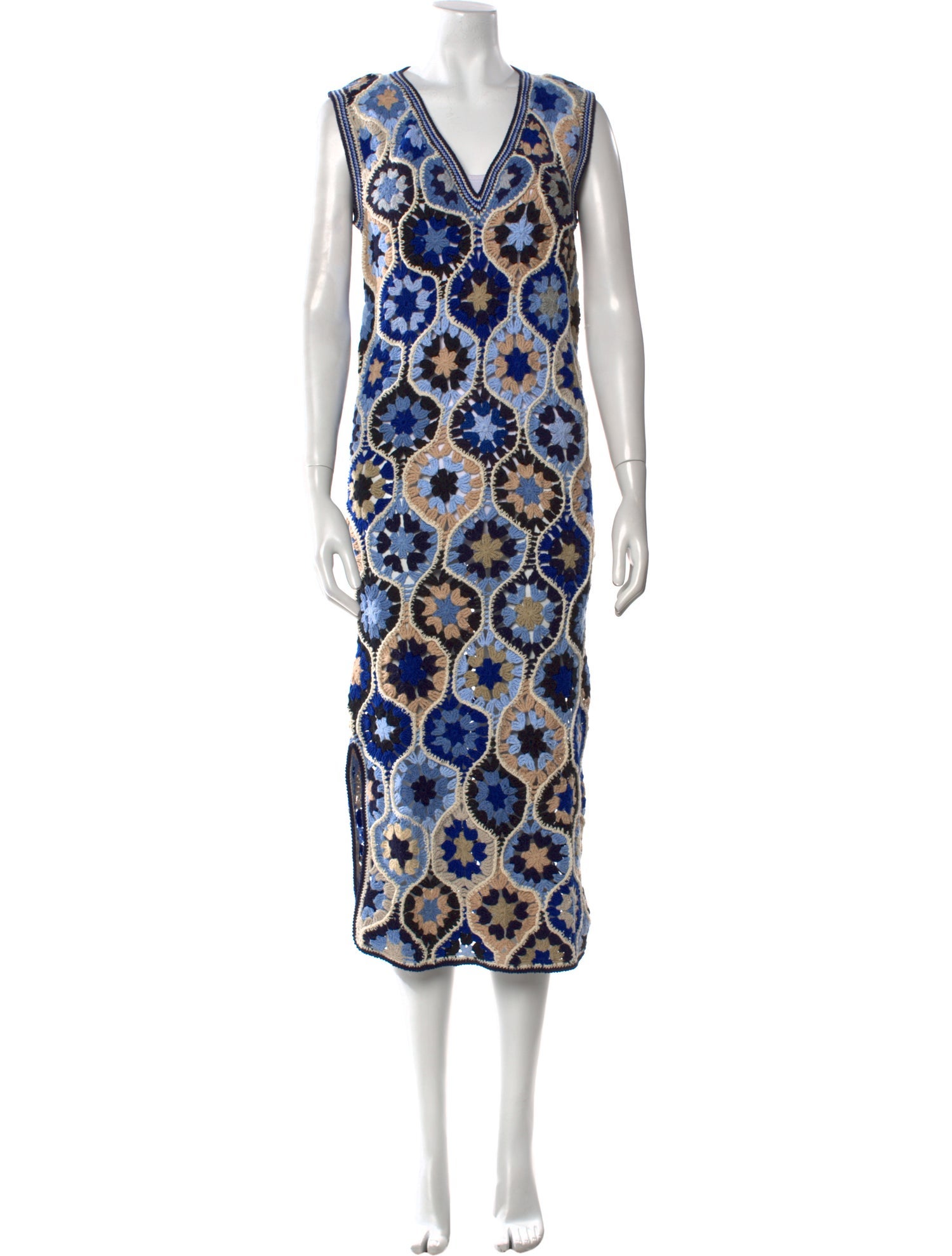 Carolina K Printed Long Dress