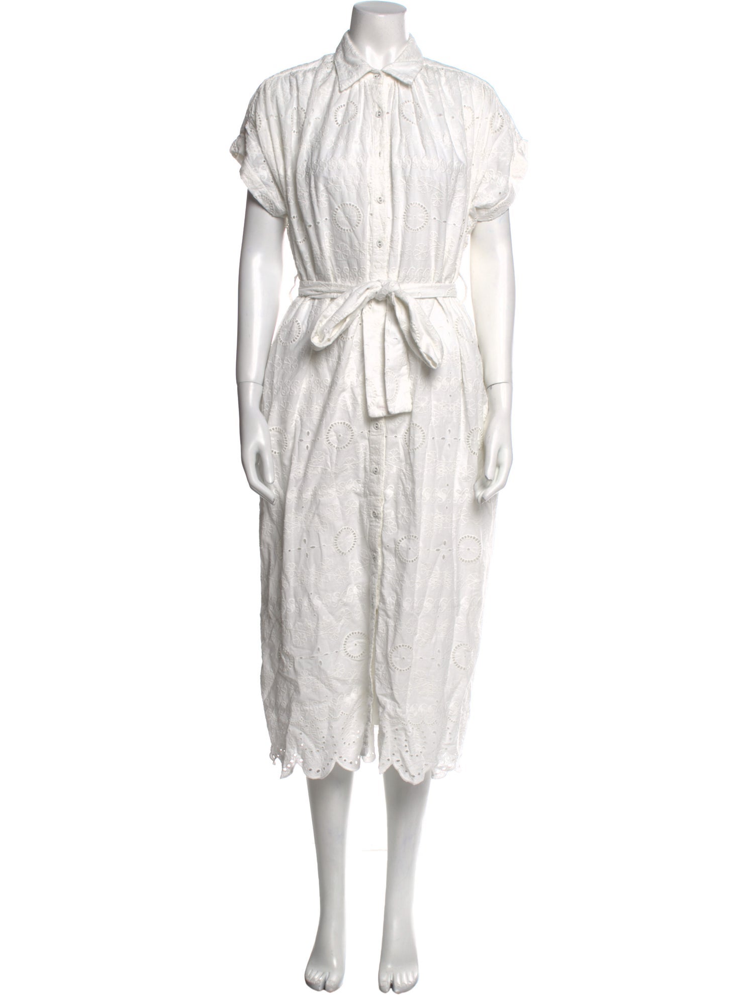 Carolina K Mock Neck Midi Length Dress