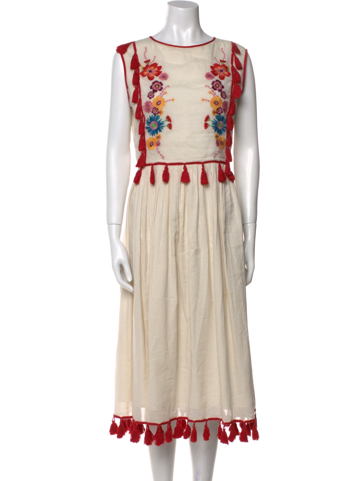 Carolina K Printed Midi Length Dress