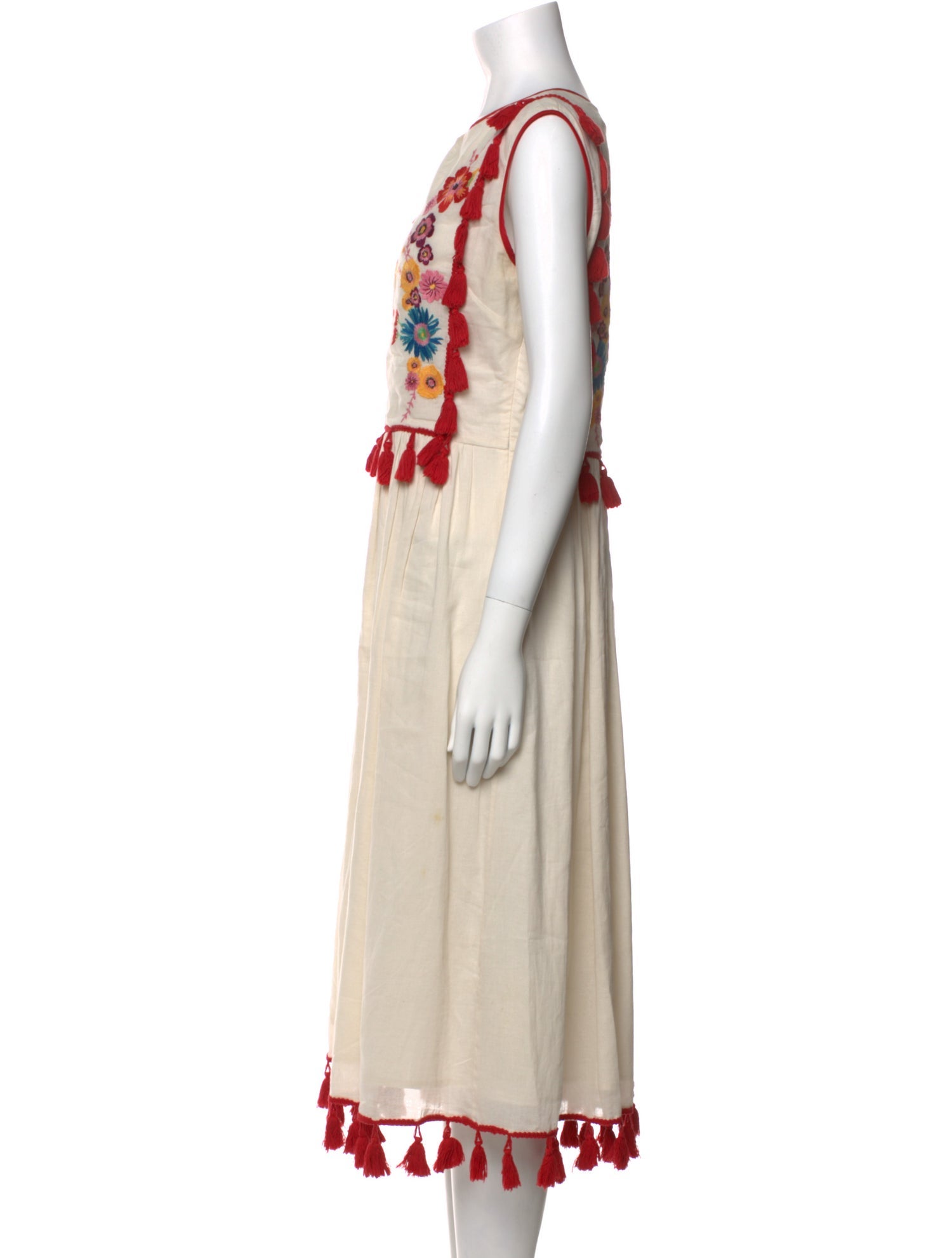 Carolina K Printed Midi Length Dress