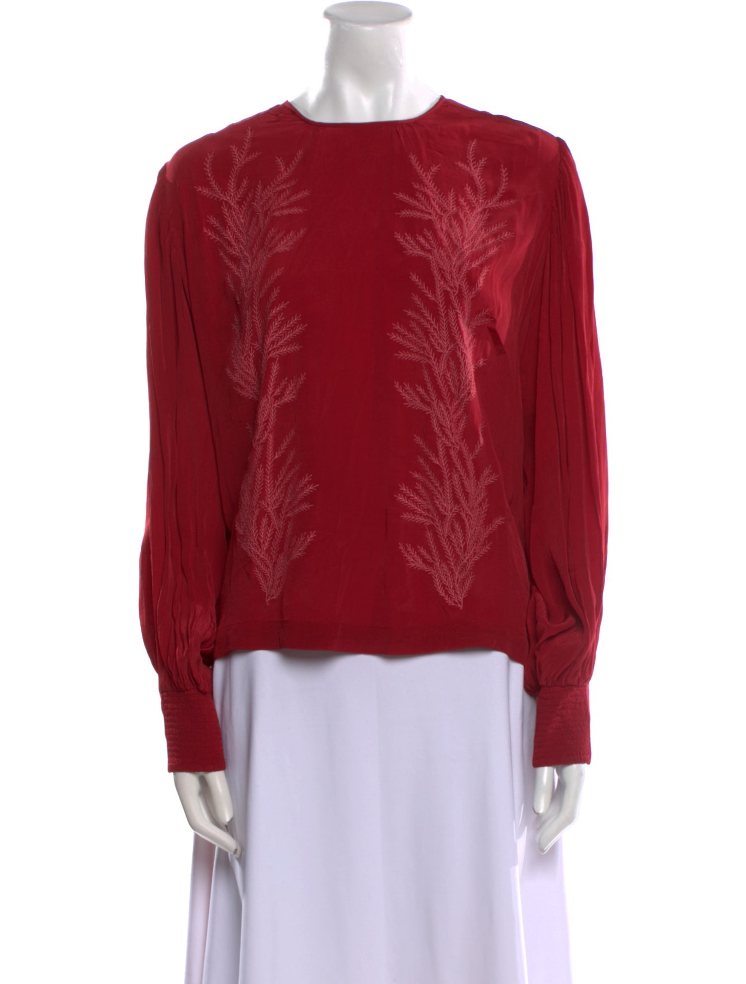 Carolina K Crew Neck Long Sleeve Blouse