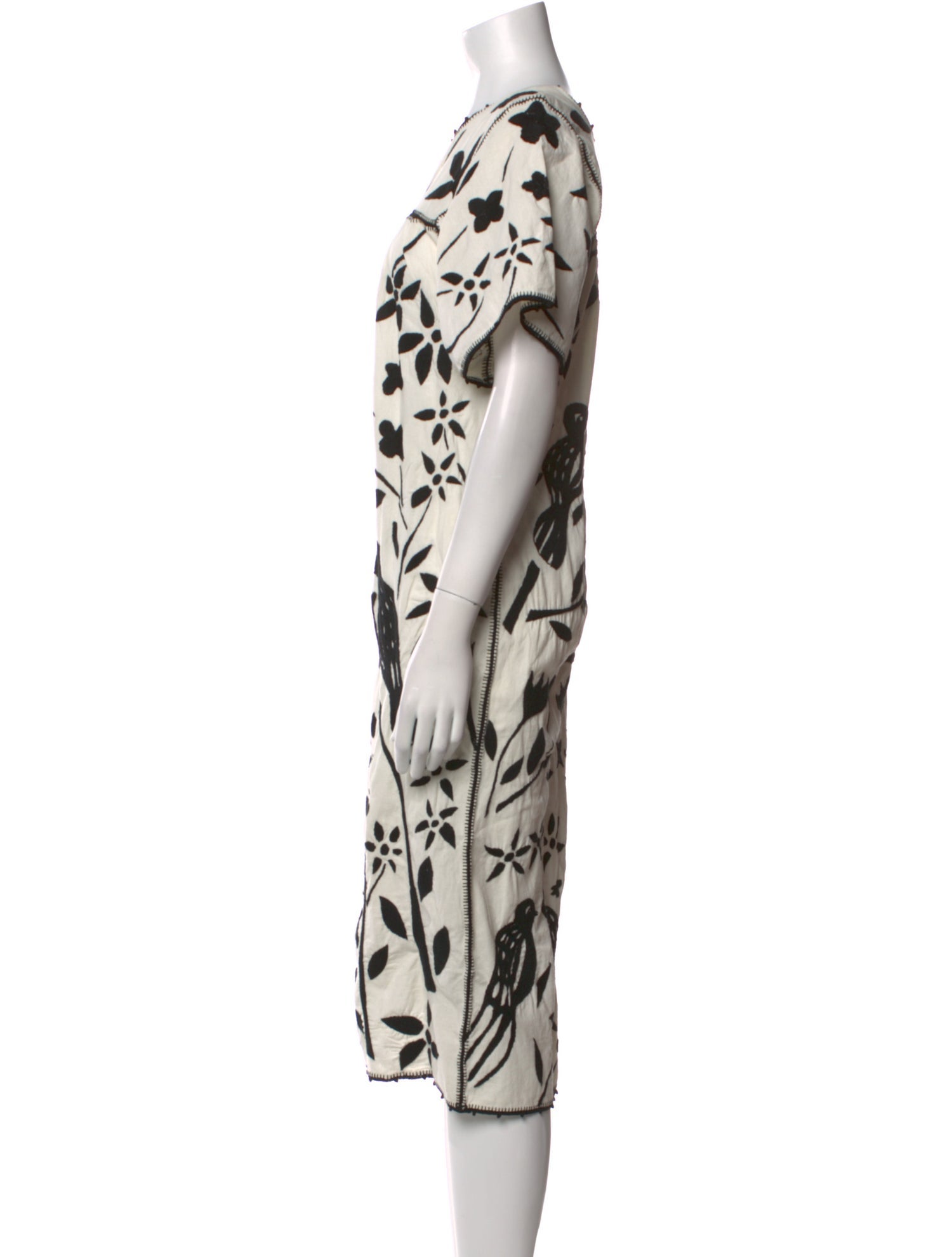 Carolina K Printed Midi Length Dress