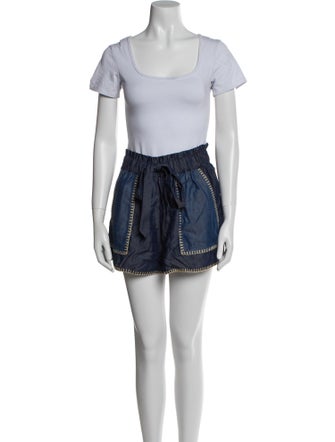 Carolina K Graphic Print Whipstitch Trim Short Set