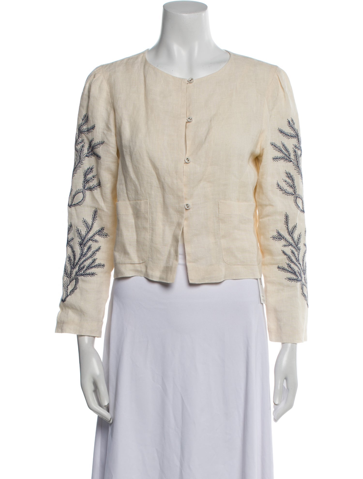 Carolina K Hemp Printed Evening Jacket