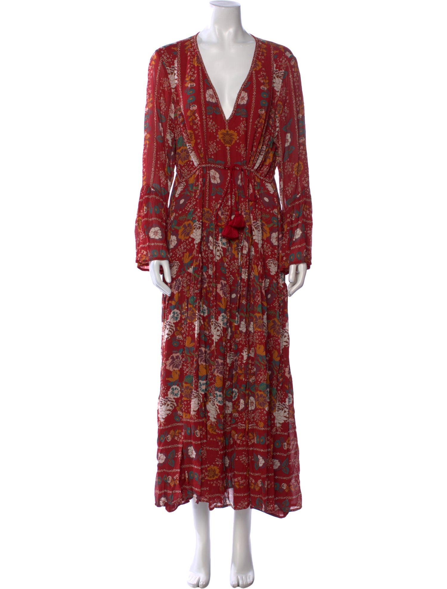 Carolina K Printed Long Dress