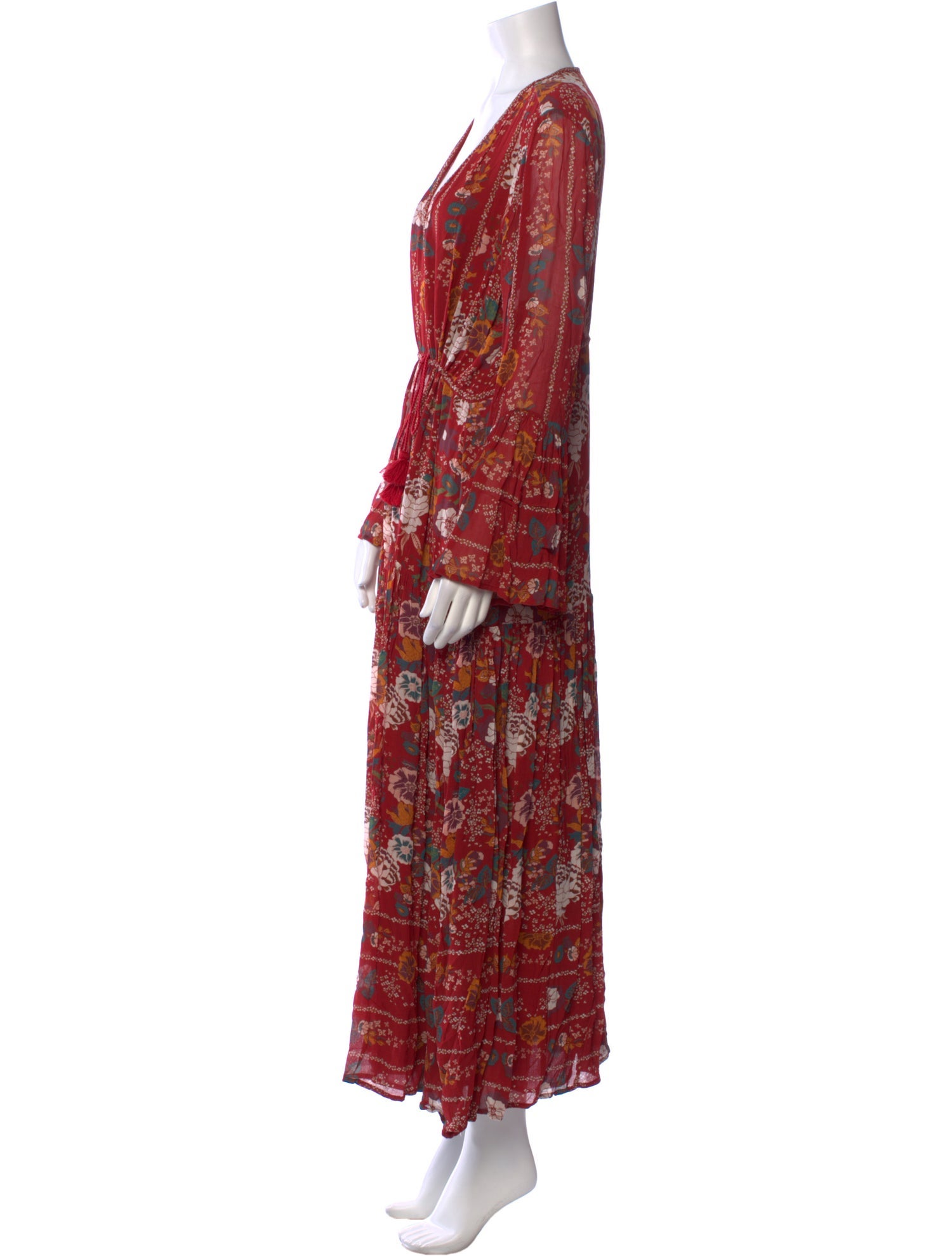 Carolina K Printed Long Dress