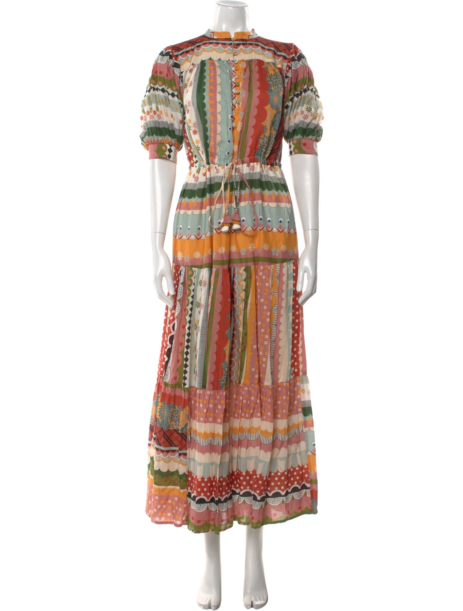 Carolina K Printed Long Dress