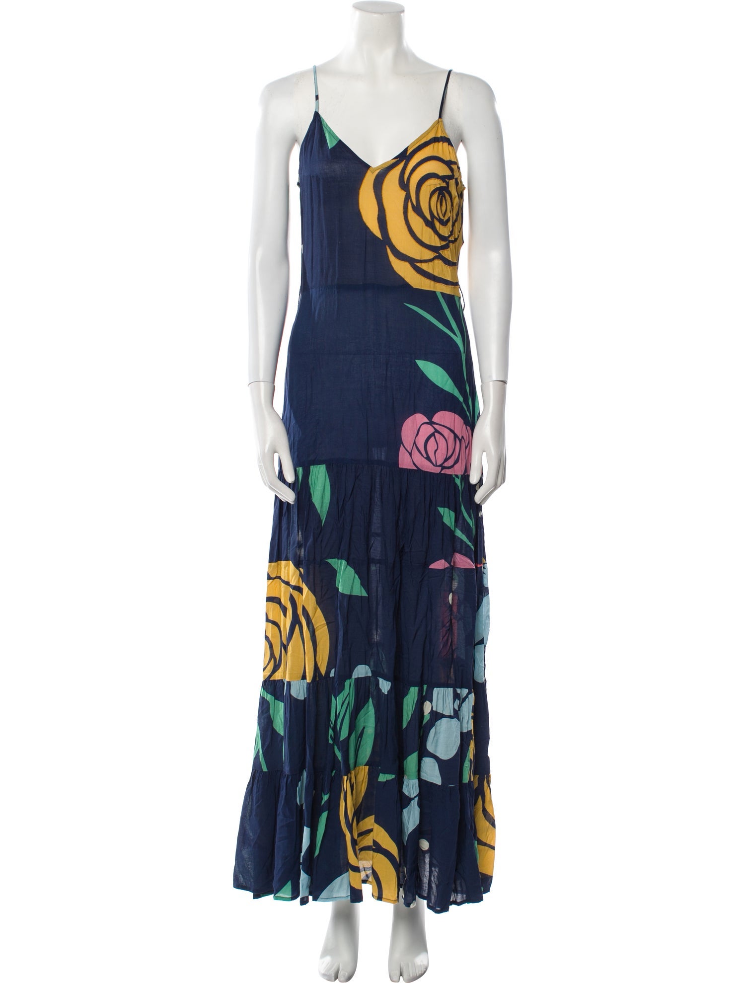 Carolina K Printed Long Dress