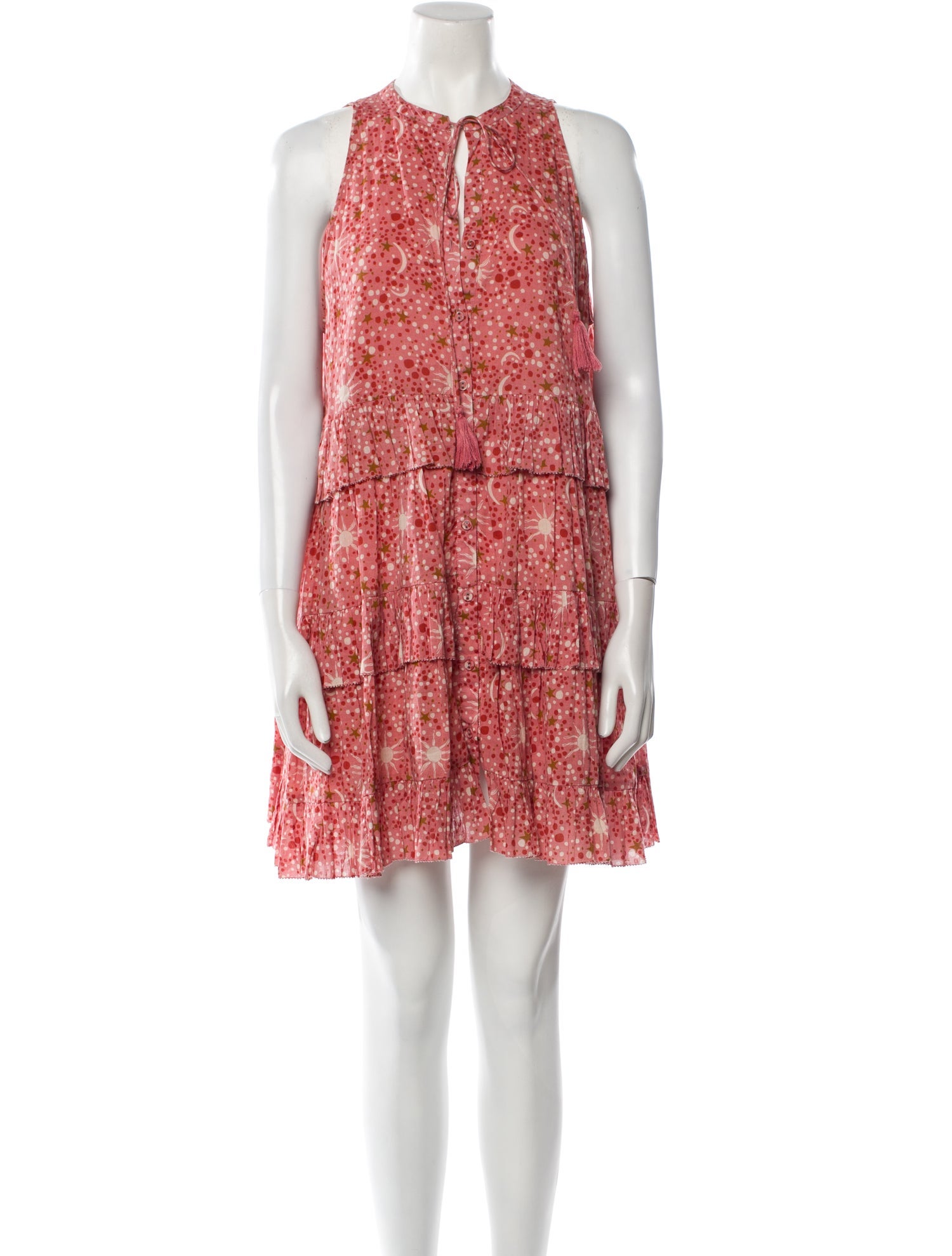 Carolina K Printed Mini Dress