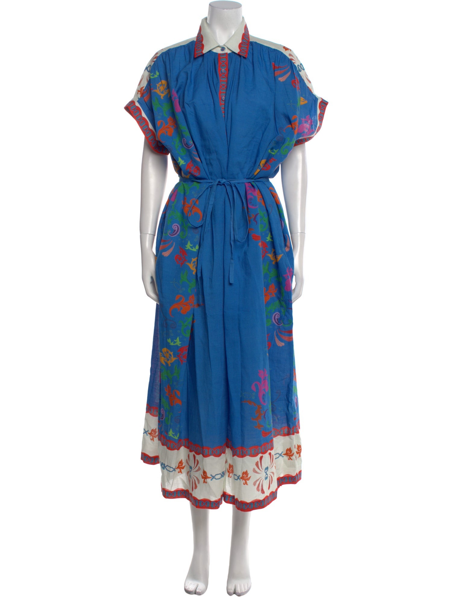 Carolina K Printed Long Dress