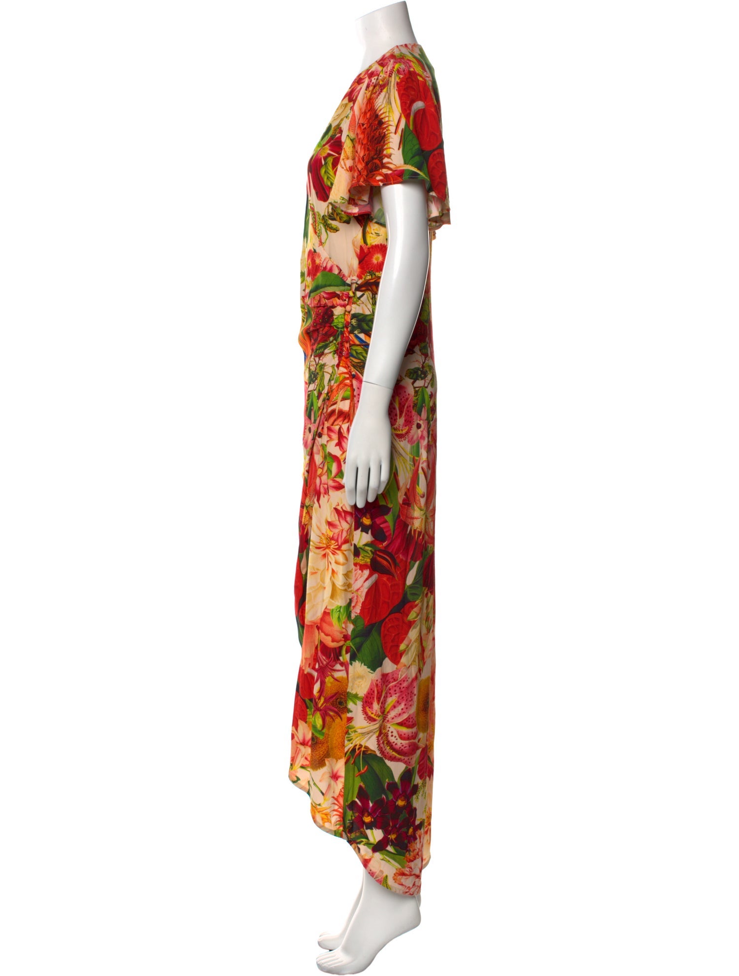 Carolina K Floral Print Long Dress
