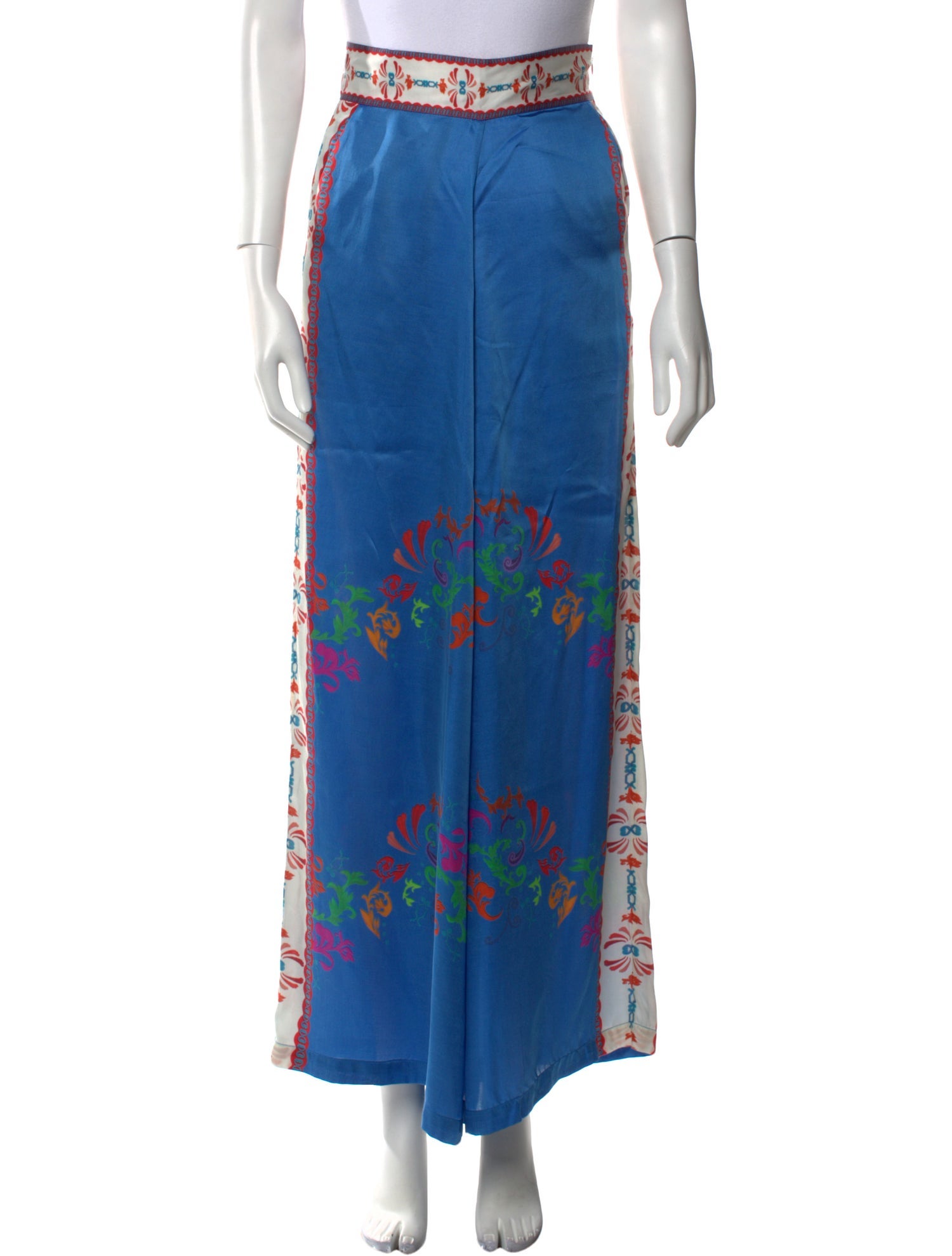 Carolina K Printed Wide Leg Pants